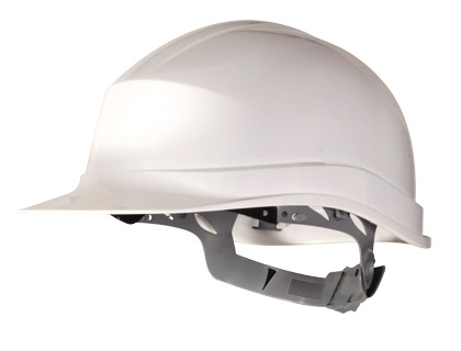 DELTAPLUS - CASCO DE PROTECCION POLIETILENO ESPECIAL PARA OBRA Y TRABAJOS ELECTRICOS DE BAJA TENSION COLOR BLANCO (Ref.ZIRC1BC)