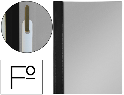 ESSELTE - Dossier Folio Pvc Con Fastener Negro (Ref.13209)