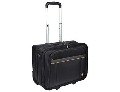 EXACOMPTA - Maleta Pc Negra Ruedas 15,6'' (Ref.18534E)