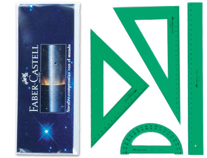 FABER CASTELL - Regla Serie Técnica Juego surtido (Ref.65021)