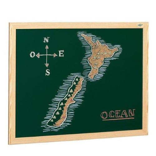 FAIBO - Pizarra Verde 100x129 cm Marco madera (Ref.403-3IND)