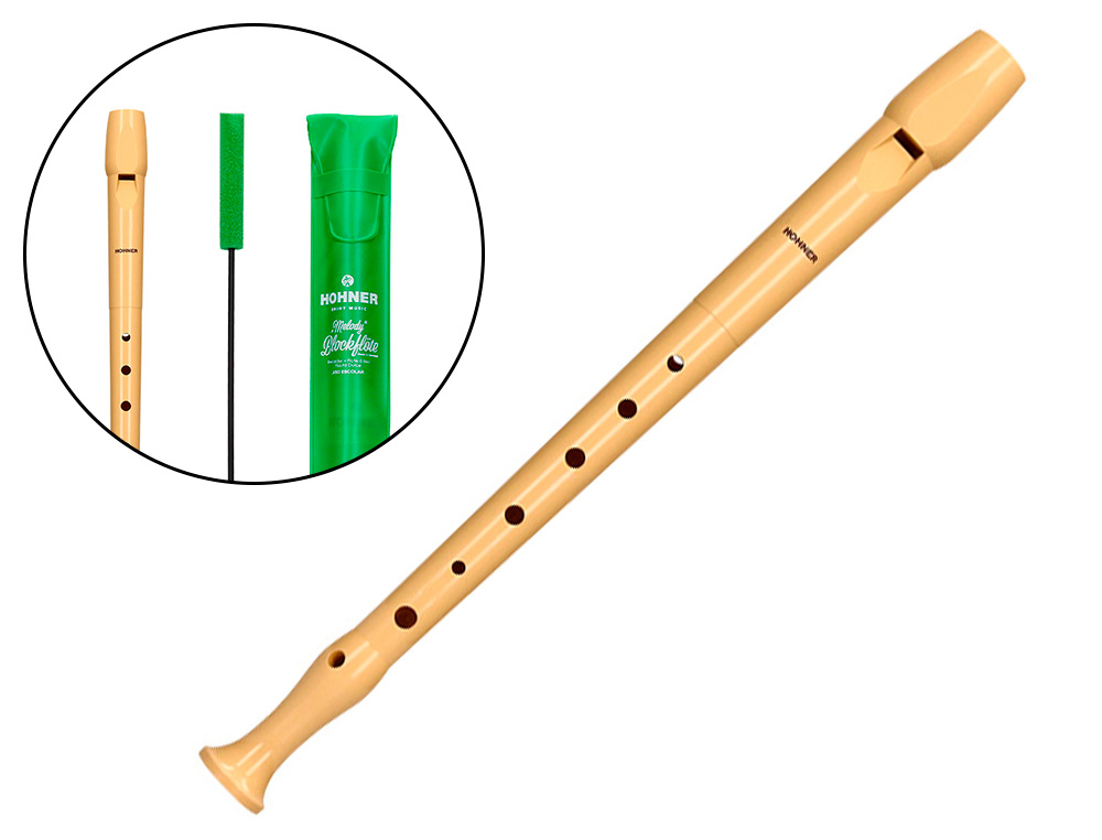 HOHNER - Flauta Marfil Incluye escobilla limpiadora (Ref.1680001)