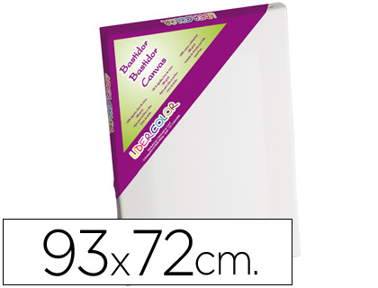 LIDERCOLOR - BASTIDOR 30F LIENZO GRAPADO LATERAL ALGODON 100% MARCO PAWLONIA 1,8X3,8 CM BORDES MADERA 93X72 CM (Ref.A30208-30F)