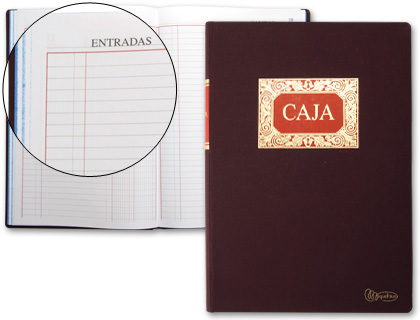 MIQUELRIUS - Libro contable Caja Fº Natural 215x315 (Ref.4021)