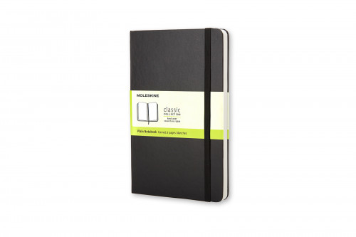 MOLESKINE - Cuaderno CLASSIC RAYADO LISO.TAPA DURA NEGRA.GRANDE, 13X21CM. (Ref.QP062)