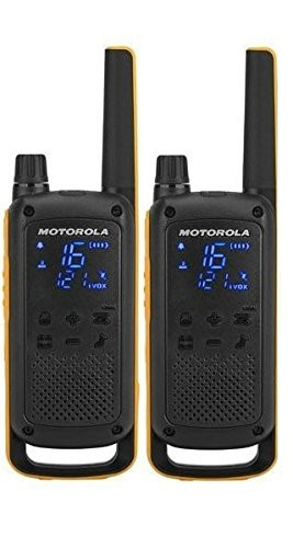 MOTOROLA - Walkie-Talkies T82EX Pack 2/10km/16 channels/batería recargable (Ref.B8P00811YDEMAG)