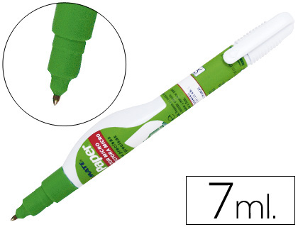 PAPER MATE - Lapiz corrector NP10 Punta de aguja metálica 7,5 ml Cuerpo flexible liquido (Ref.S090011)