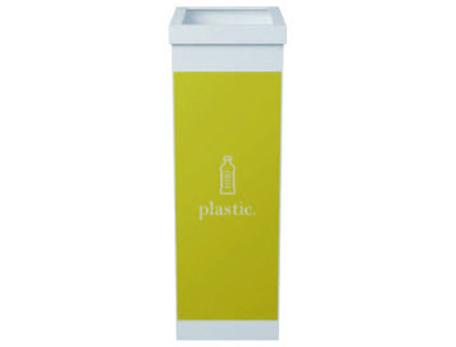 PAPERFLOW - Papelera 60L Amarillo Reciclaje selectivo plástico. Poliestireno 760x 363x263 mm CTSPL13 (Ref.CTSPL.13)