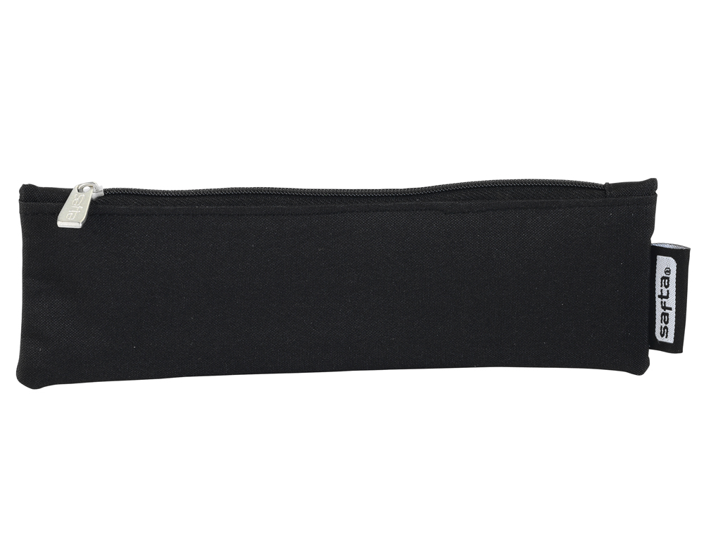 SAFTA - BOLSO PORTATODO ESCOLAR ESTRECHO NEGRO (Ref.6579020)
