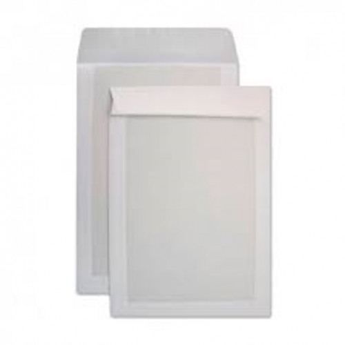 SAM - SOBRE-BOLSA DORSO CARTON 229x324 BLANCO 90g (SILICONA) CAJA de 125 (Ref.149070)