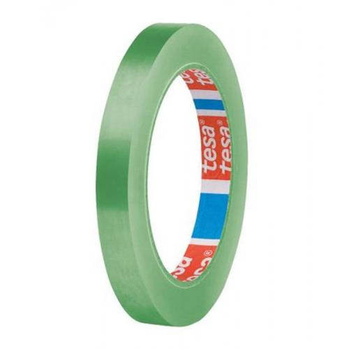 TESA - Cinta Adhesiva PVC Verde 12mmX66m Apto para sellador bolsas (Ref.04204-00094-00)