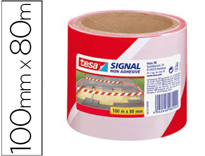 TESA - Cintas Balizaje Rojo/blanco K12389 (Ref.58137-00000-00)