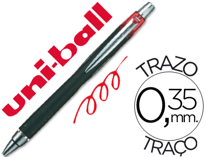 UNI-BALL - Roller JetStream Retráctil SX-210 Rojo Trazo 0,45 mm Tinta liquida (Ref.789115000)