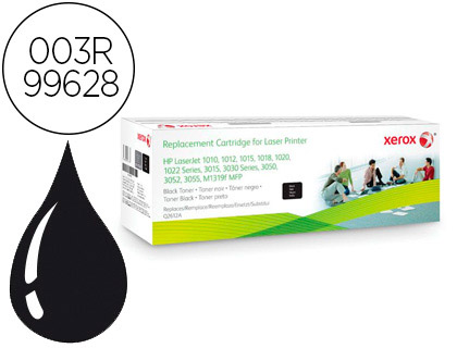 XEROX - OFFICE - Toner Laser COMPATIBLES HP 12A (Q2612A) Negro 2.000pg (Ref.003R99628)