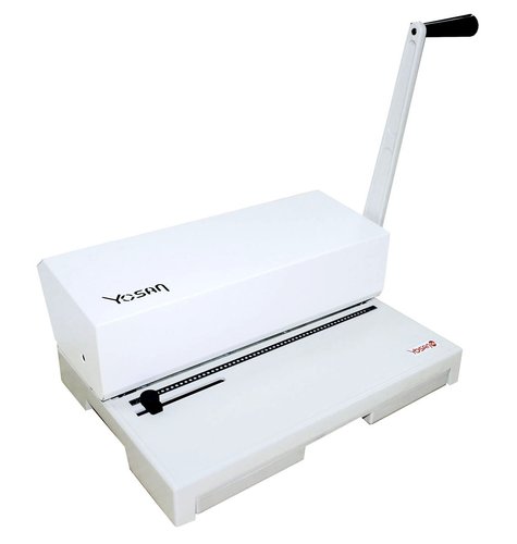 YOSAN - ENCUADERNADORA PARA ESPIRAL PERFORA 20 HOJAS TAMAÑO A4 ENCUADERNA HASTA 360 HOJAS PASO 4:1 (Ref.56)