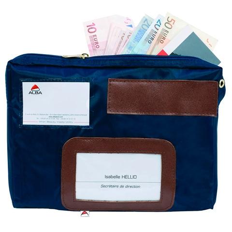 ARCHIVO 2000 - BOLSA VALIJA ALBA NYLON IMPERMEABLE 27x18x4 cm AZUL (Ref.ALPOCAIS AZ)