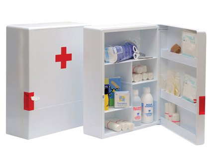 BUGA - Botiquín primeros Auxilios con Cerradura Plastico (Ref.15748)