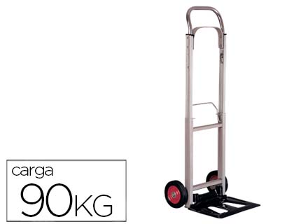 CARRETILLA PORTAPAQUETES -CON RUEDAS -PLEGABLE -EN ALUMINIO -CARGA DE 90 KG MEDIDAS 1110X390X410 MM (Ref.AHC-90-D)