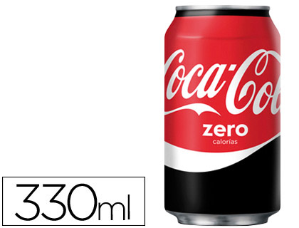 COCA-COLA - Refrescos Coca cola Zero Lata 33 cl (Ref.2621)