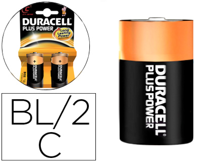 DURACELL - PILA RECARGABLE C BLISTER DE 2 UNIDADES (Ref.75052458)