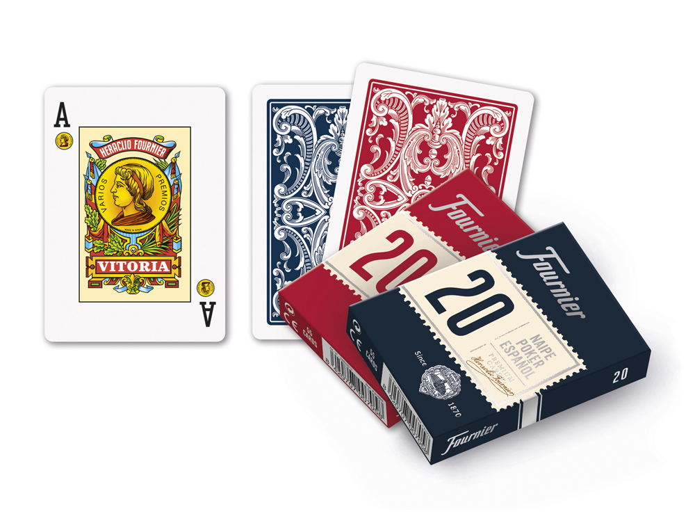 FOURNIER - BARAJA POKER ESPAÑOL 20-54 (Ref.20 54 C. - 21002)