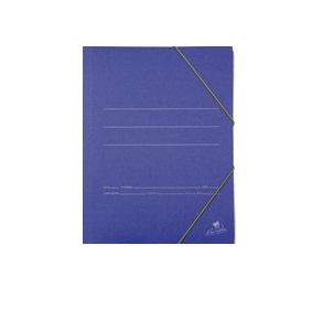 MARIOLA - Carpeta DE CARTÓN N.5. CON SOLAPAS Y CIERRE DE GOMAS. FORMATO FOLIO. COLOR AZUL. (Ref.1085)