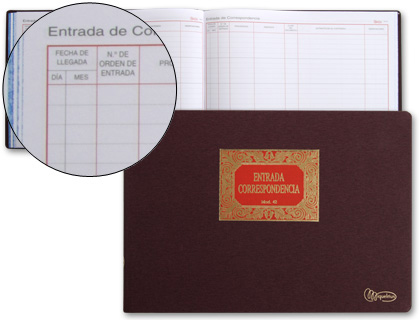 MIQUELRIUS - Libro entrada Fº Apaisado (Ref.5042)