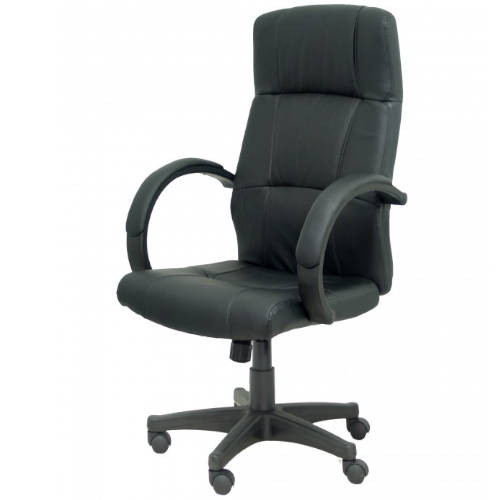 PIQUERAS Y CRESPO - Sillón MADRID EN SIMIL PIEL NEGRO (Ref.97DBNE)