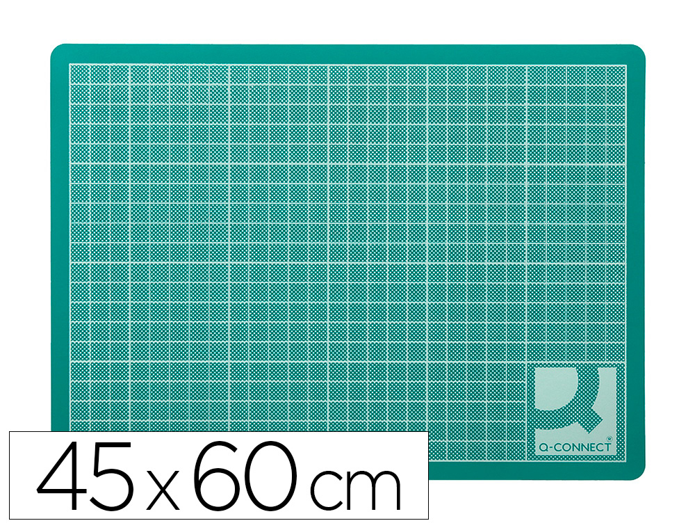 Q-CONNECT - PLANCHA PARA CORTE -TAMAÑO 450X600 MM A-2 VERDE (Ref.KF01137)