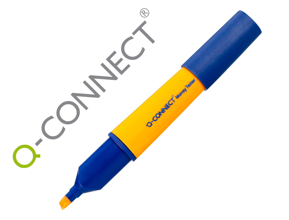 Q-CONNECT - ROTULADOR MONEY TESTER PEN PARA DETECTAR BILLETES FALSOS (Ref.KF14620)