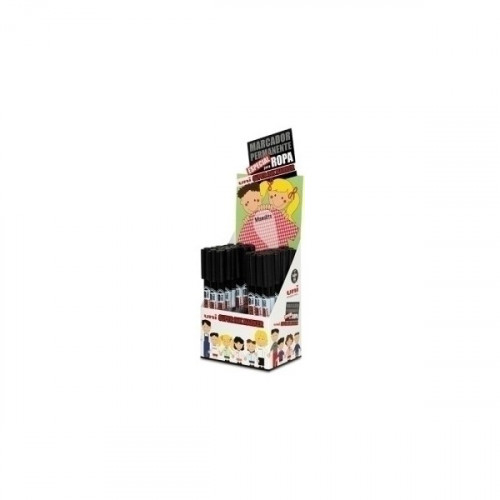 UNI-BALL - MARCADOR TEXTIL SUPER INK (ESPECIAL ROPA) EXPOSITOR de 36 (Ref.182634267)
