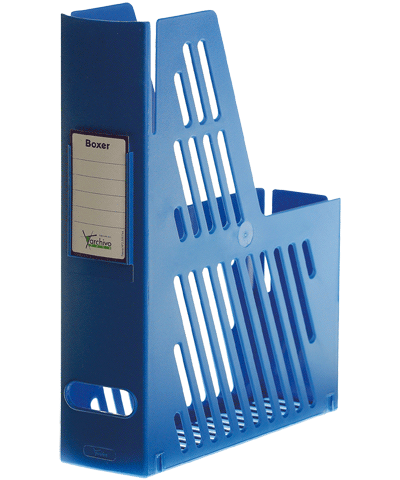 ARCHIVO 2000 - Revistero 2005 Poliestireno 235x75x315 mm A4 y Folio Azul (Ref.2005AZ)