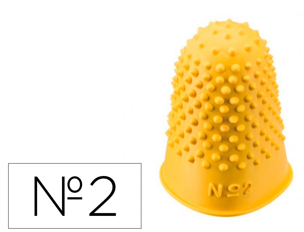 DEDILES GOMA Nº -CAJA DE 1 -4 MM DE DIAMETRO (Ref.2)