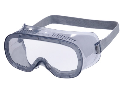 DELTAPLUS - GAFAS DE PROTECCION PANORAMICAS MONTURA FLEXIBLE DE PVC VENTILACION DIRECTA TALLA AJUSTABLE COLOR GRIS (Ref.MURIA1VD)