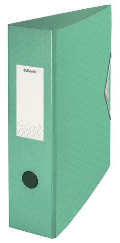 ESSELTE - ARCHIVADOR DE PALANCA COLOUR ICE POLIFOAM DIN A4 LOMO 82 MM COLOR VERDE (Ref.626218)