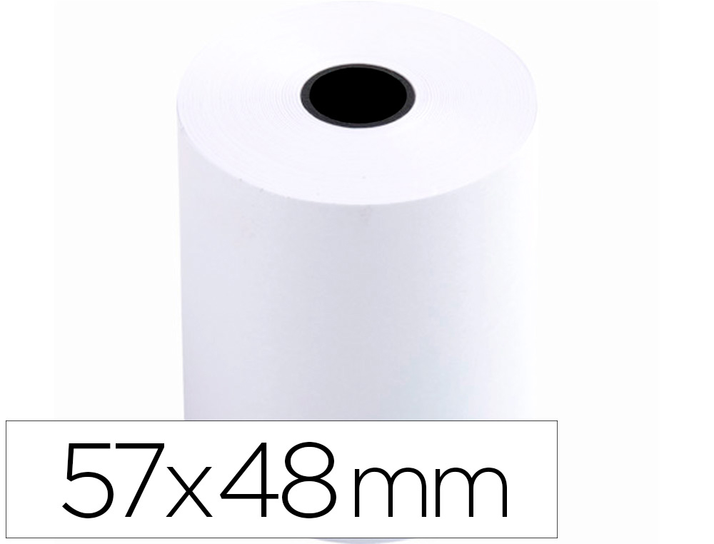 FABRISA - Rollo de papel Termico Para sumadora Rollo 57x48 mm Papel térmico (Ref.4574811)