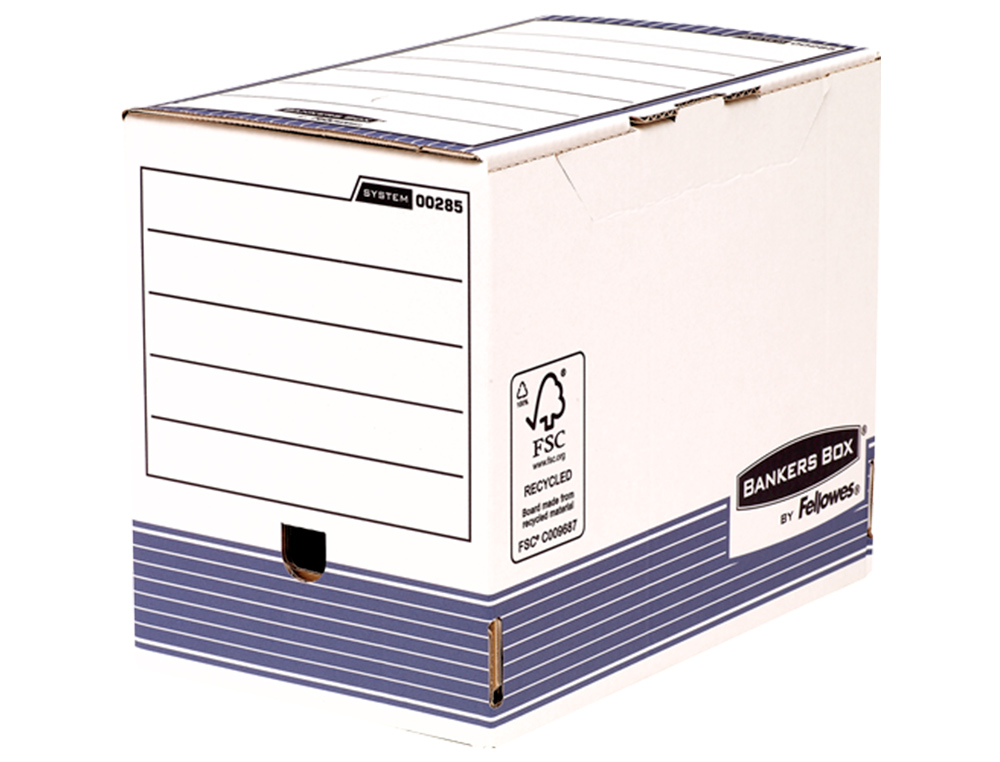 FELLOWES - Archivador Definitivo System A4 Lomo 200mm Cierre con lengüeta Cajas 20567 (Ref.0028501)
