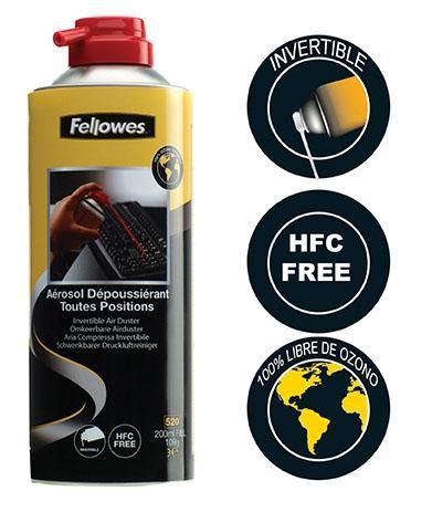 FELLOWES - SPRAY LIMPIADOR AIRE A PRESION SIN HFC 200 ml (Ref.9974804)