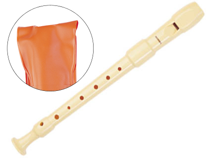 HOHNER - FLAUTA PLASTICO -DESMOTABLE -FUNDA NARANJA (Ref.9516)
