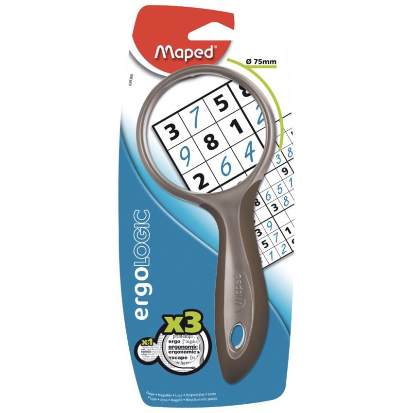 MAPED - Lupa Lectura 75 mm 3 aumentos (Ref.39300)