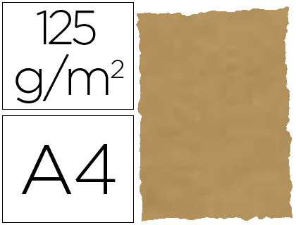 MICHEL - PAPEL PERGAMINO DIN A4 TROQUELADO 125 GR PIEL ELEFANTE COLOR PERGAMINO PAQUETE DE 25 HOJAS (Ref.2607)