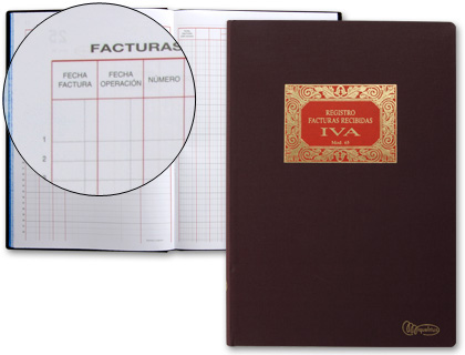 MIQUELRIUS - Libro Contable IVA compras Fº Natural 215x315 (Ref.5065)
