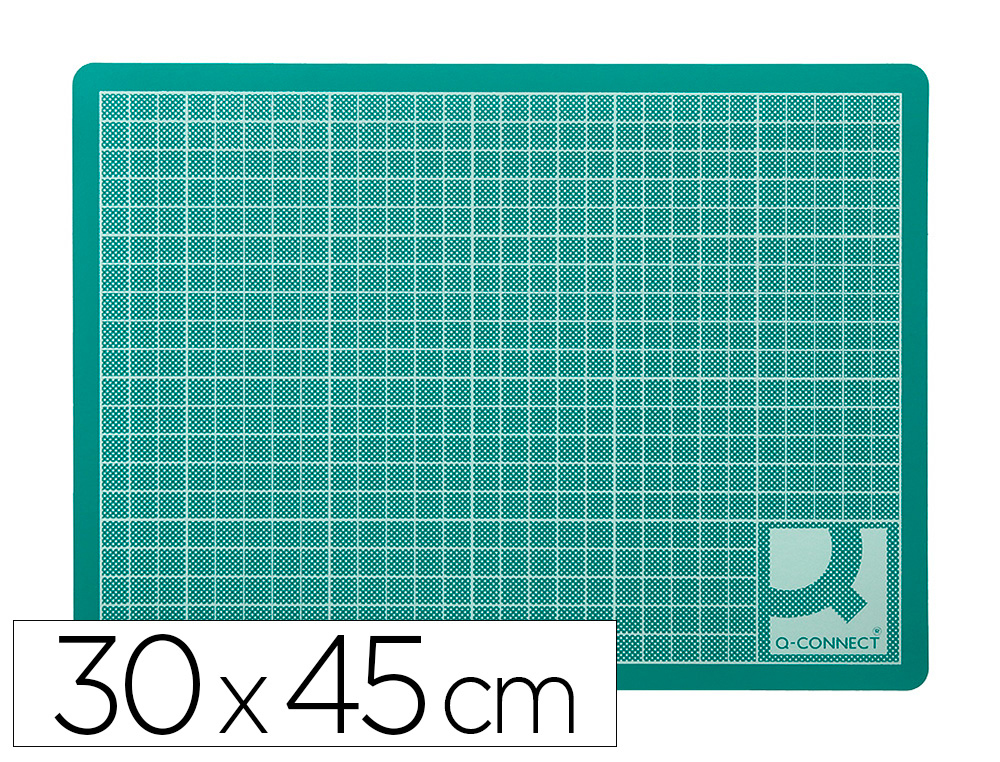 Q-CONNECT - PLANCHA PARA CORTE -TAMAÑO 300X450 MM A3 -VERDE (Ref.KF01136)