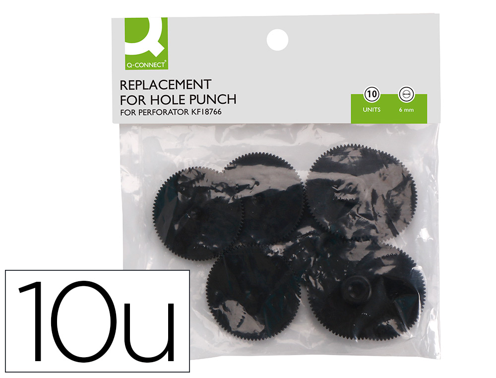 Q-CONNECT - Repuesto para taladrador kf18766 paquete de 10 (Ref. KF11284)