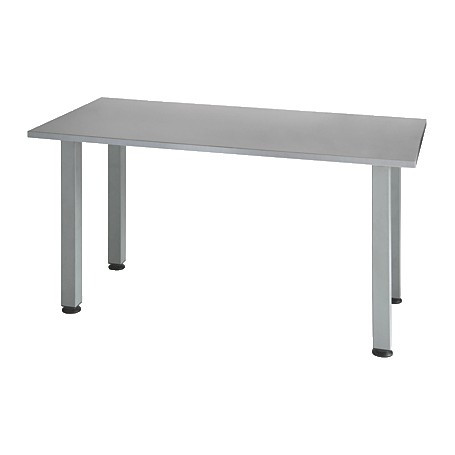 ROCADA - Mesa rectangular Serie Meeting Modular 140x70x72 cm Melamina pintada gris RD- (Ref.7502N)