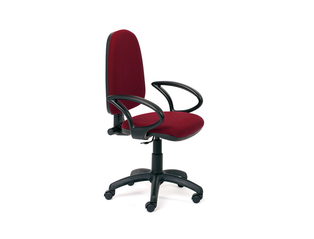 ROCADA - SILLA CON BRAZOS COLOR BURDEOS DIAMETRO BASE 610 MM RESPALDO DE 490 MM X 420 MM (Ref.930/2+956)