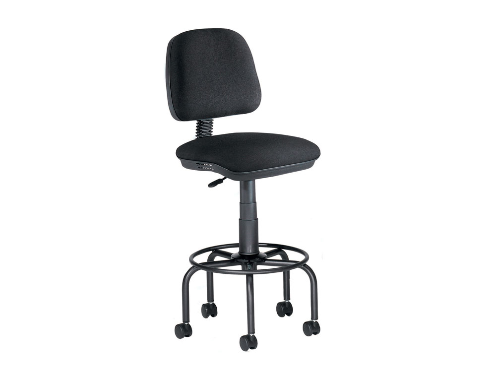 ROCADA - Silla DE DIBUJO TELA IGNIF NEGRO (Ref.RD-980)