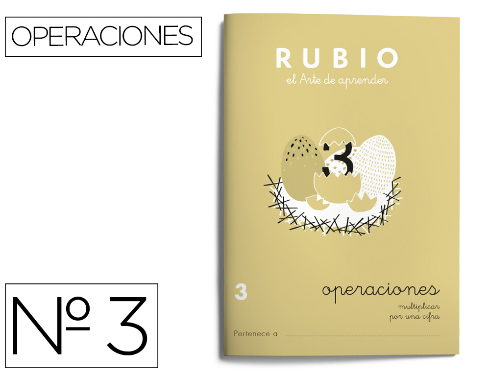 RUBIO - Cuaderno OPERACIONES 3 (Ref.P3)