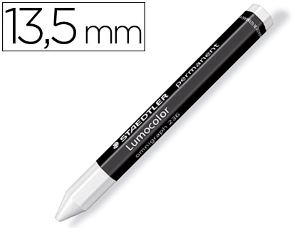 STAEDTLER - Crayon Cera 12mm Blanco (Ref.236-0)