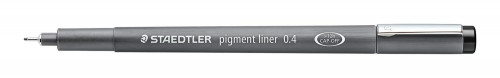 STAEDTLER - Rotulador técnico Pigment liner Negro Trazo 0,4 mm (Ref.308 04-9)